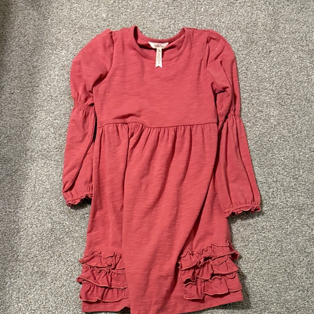 Matilda Jane Rose Dust Long-Sleeve Ruffle Dress